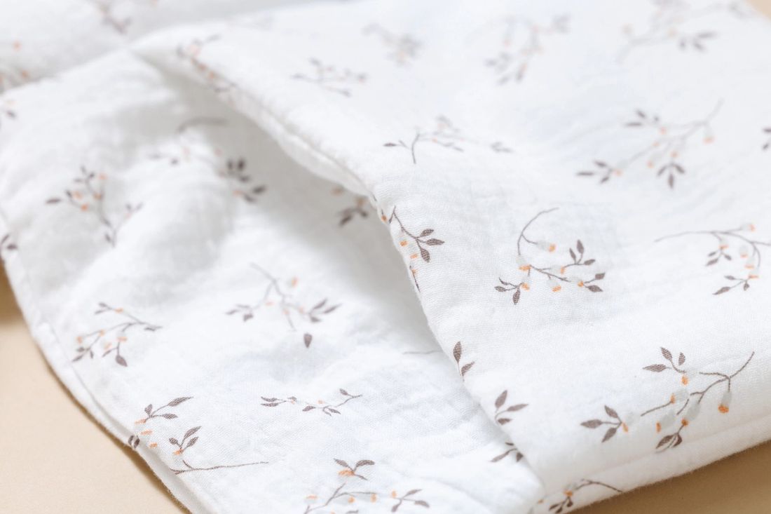 - Pochette de Rangement - Fleurs de Coton - Blanc (Mon Lit Cabane) - Image 6