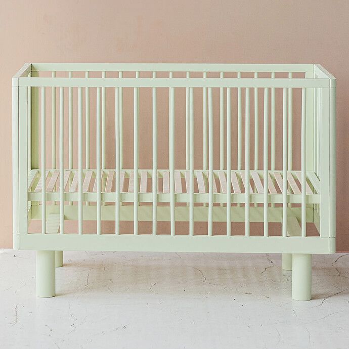 Lit Bébé Evolutif Nox Pistache - 60 x 120 cm (Karl & Fric) - Image 4