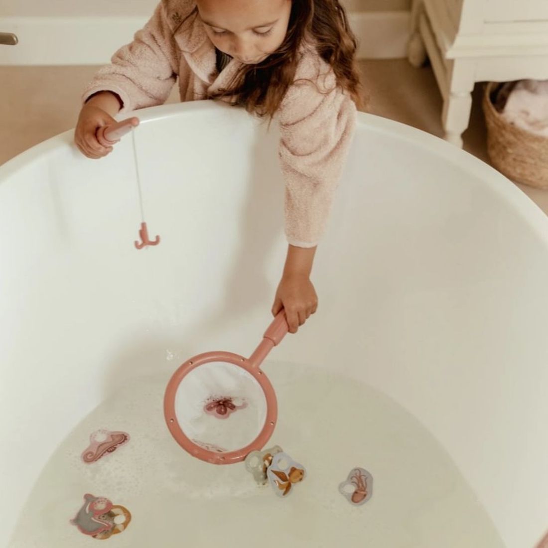 Jeu de bain pêche à la ligne Rose (Little Dutch) - Image 5