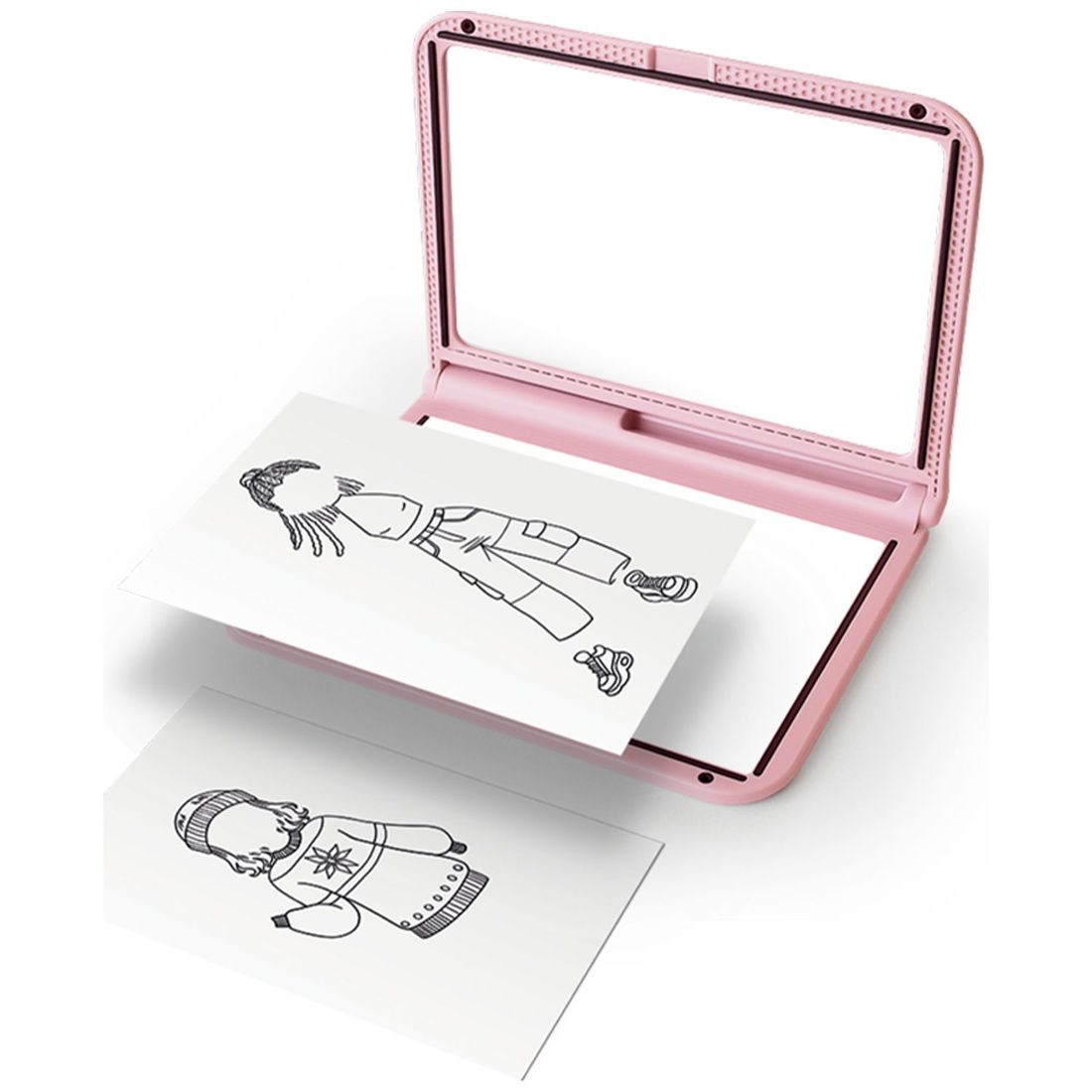 Tablette de stylisme A4 KIDYDRAW-PRO FASHION (dès 5 ans) (Kidywolf) - Image 6
