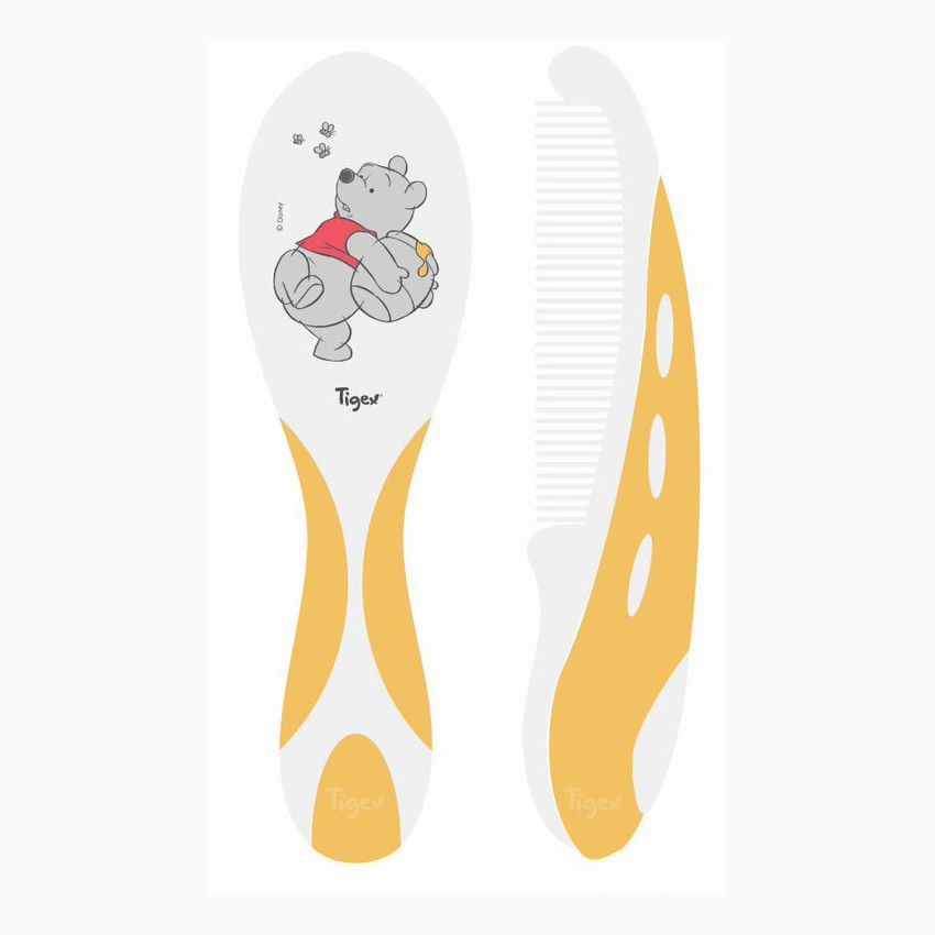 Brosse et peigne - Winnie l'Ourson (Disney) - Blanc (Tigex) - Couverture