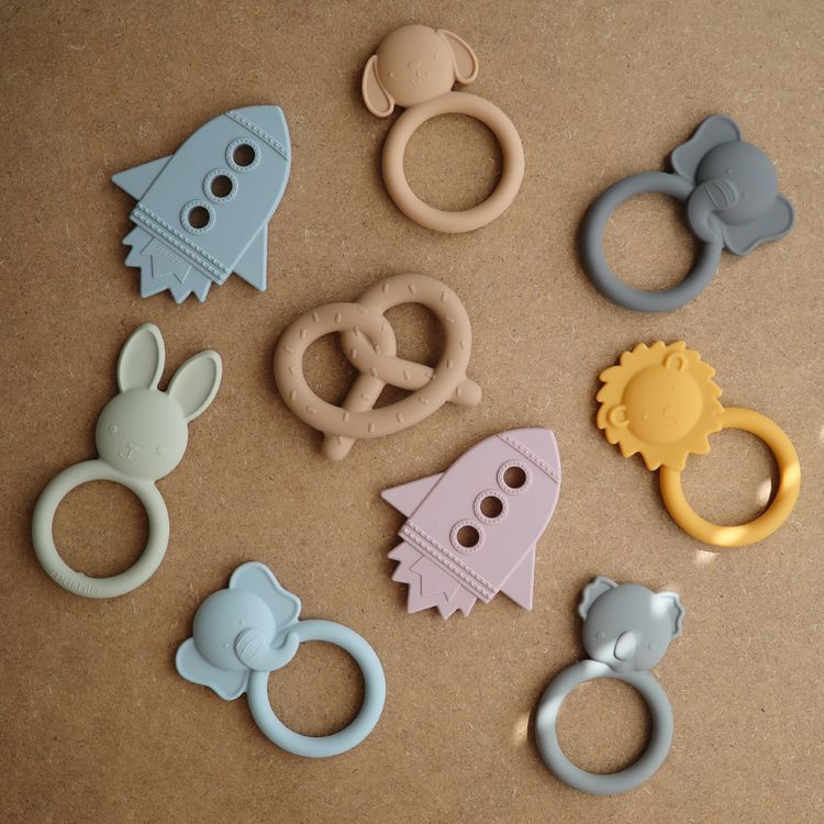 Anneau de dentition en silicone Éléphant (Mushie) - Image 4