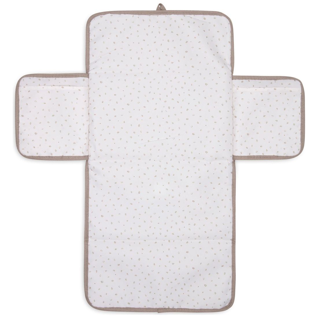 Tapis à langer nomade Cloudy Rib Milky Coffee (Jollein) - Image 5