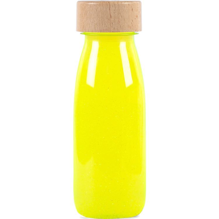 Bouteille sensorielle Float Jaune fluorescente (Petit Boum) - Couverture
