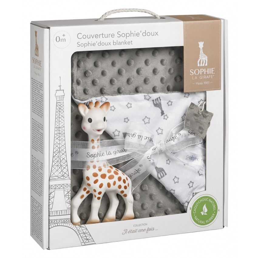 Couverture Sophie'doux + Sophie la girafe - Gris (Sophie la girafe) - Couverture