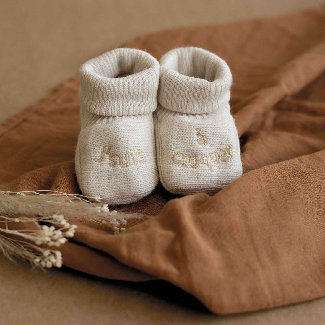 Chausson bébé avec broderie (Trois Kilos Sept) - Image 2
