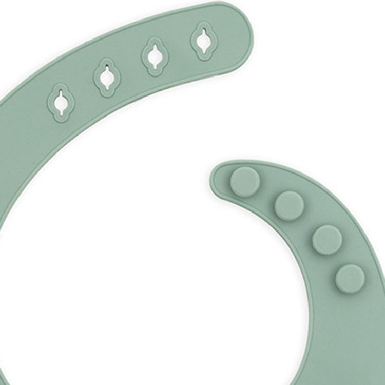 Bavoir en silicone Ash green vert (Jollein) - Image 5