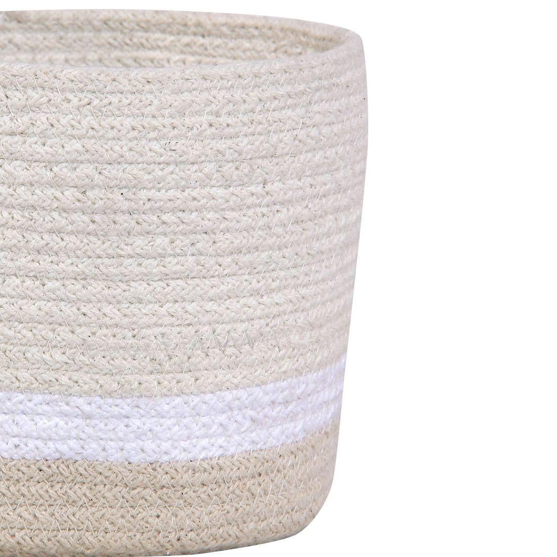 Panier de rangement en coton My Little Ones ivoire (15 x 15 x 15 cm) (Lorena Canals) - Image 9
