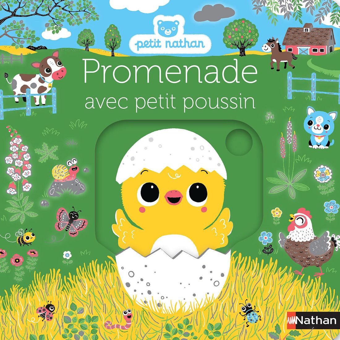 Promenade avec Petit Poussin (Nathan Editions) - Couverture