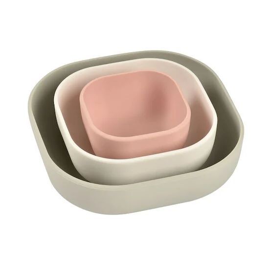 Lot de 3 Bols silicone gigogne (Béaba) - Couverture