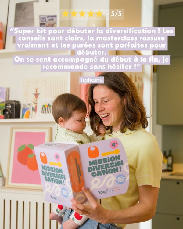 La box Mission Diversification! Yooji x Manger&Grandir - Pour bébé dès 4/6 mois (Yooji) - Image 1