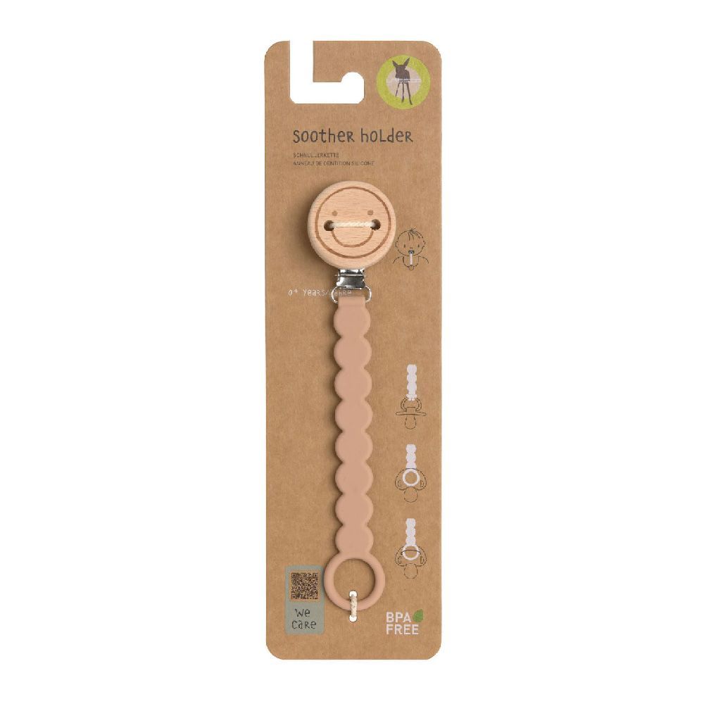 Attache sucette Tiny Smile bois/silicone (Lassig) - Image 5