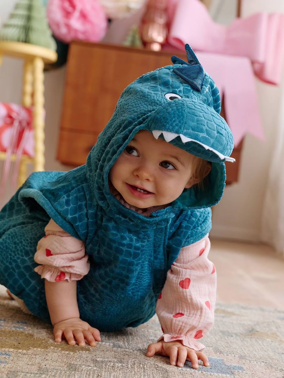 Déguisement bébé Dinosaure vert (Vertbaudet) - Image 1