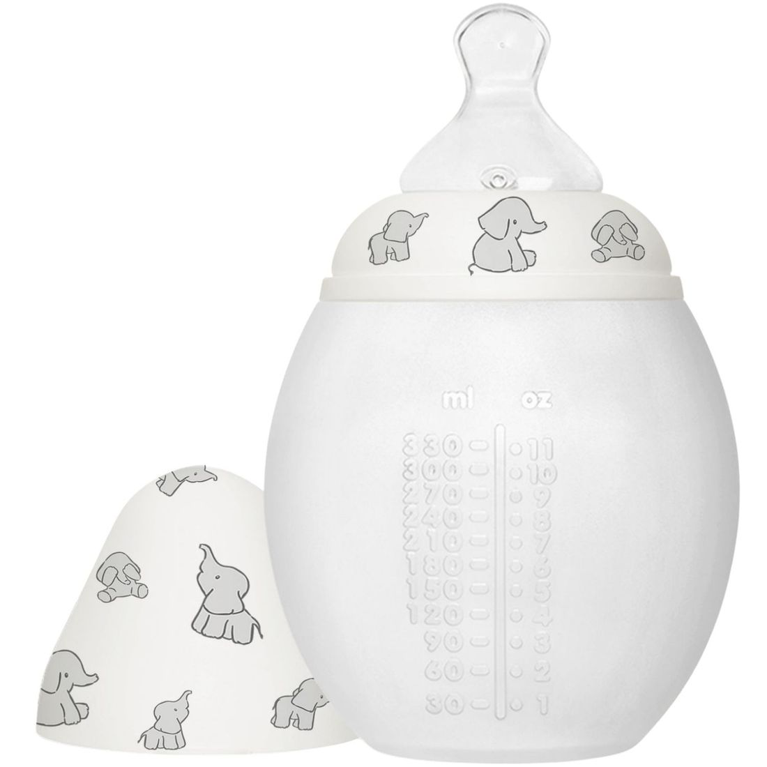 Biberon anti-colique en silicone Eléphant (330 ml) (Elhée) - Couverture