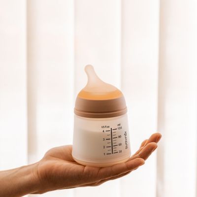 Biberon anti-colique Zerø.Zerø taille unique spécial allaitement Light (120 ml) (Suavinex) - Image 2