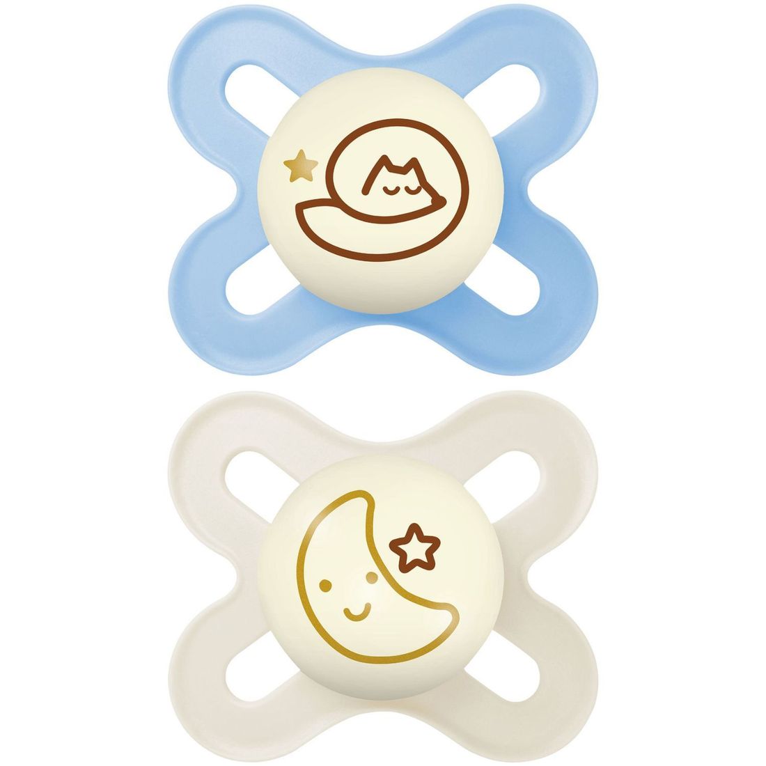 Lot de 2 sucettes Original Naissance Nuit coloris aléatoire (0-2 mois) (Mam) - Image 3