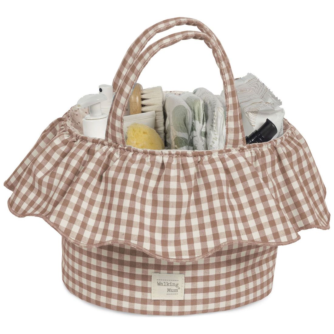 Panier de rangement Praliné Vichy Moka (Walking Mum) - Image 6