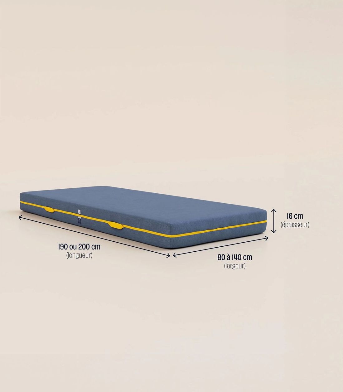 Matelas enfant 90x200 Tediber - Marque française - Confort ferme ou souple - 100 nuits d'essai (Tediber) - Image 6