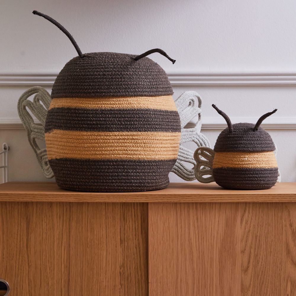 Panier de rangement Bébé Abeille (Ø 15 x 15 cm) (Lorena Canals) - Image 4