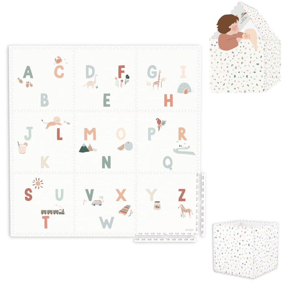 Tapis D'éveil Alphabet Double Face En Eva Alphabet (Play & Go) - Image 1