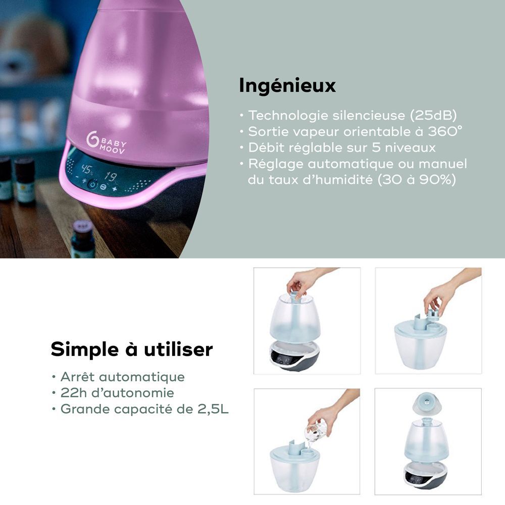 Humidificateur multifonctions Hygro+ (Babymoov) - Image 7