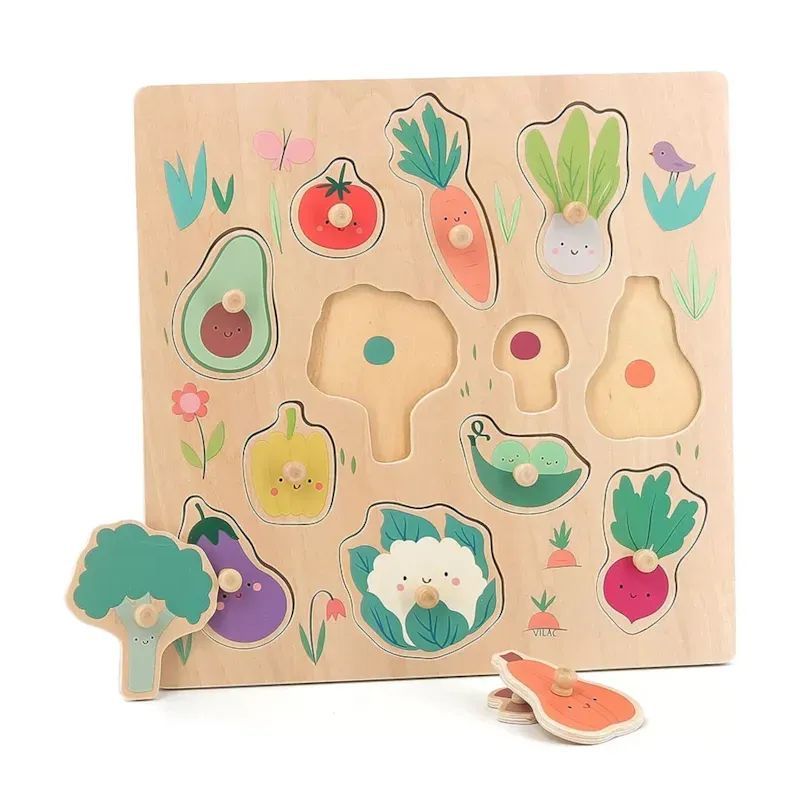 Encastrement en bois légumes du jardin (Vilac) - Image 2