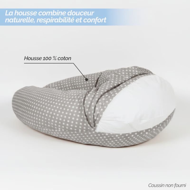 Housse pour coussin de grossesse (Monsieur Bébé) - Image 2