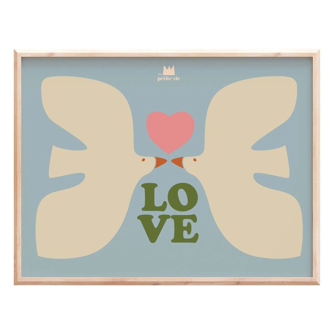Ma petite vie - Affiche Love oiseaux (Ma petite vie) - Couverture