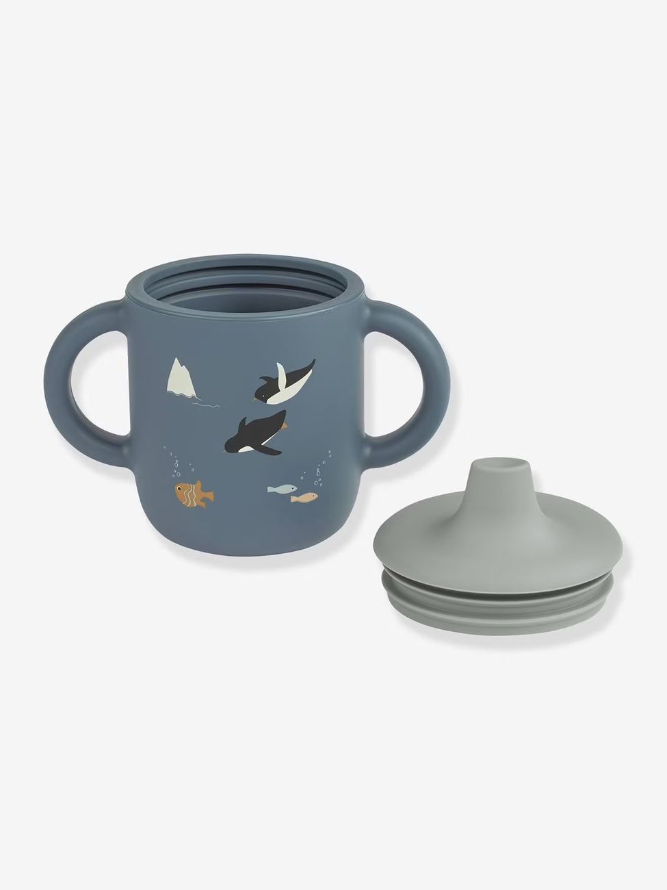 Tasse d'apprentissage Neil - bleu foncé (Liewood) - Image 3