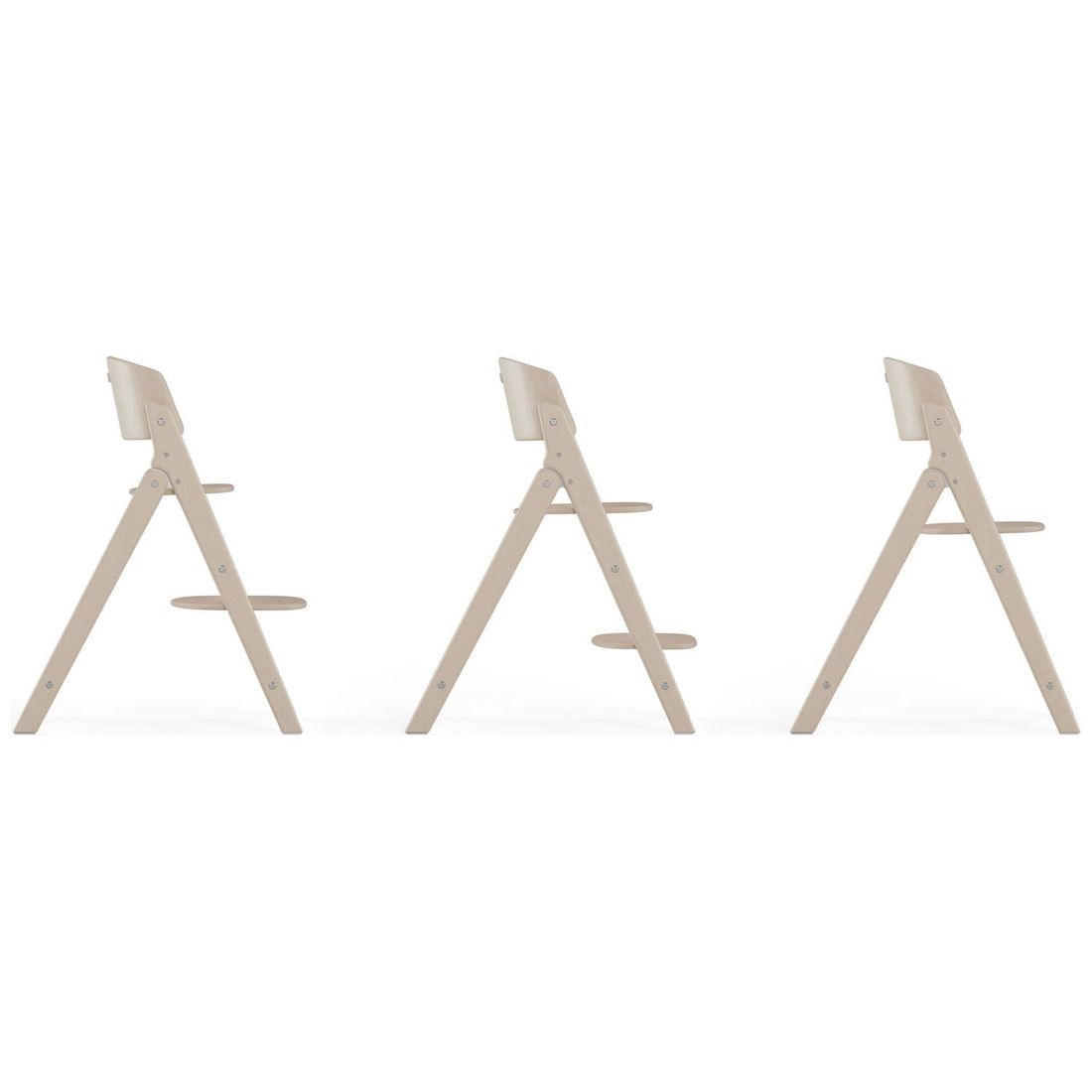 Chaise haute évolutive Click&Fold All Natural Dark (Cybex) - Image 8