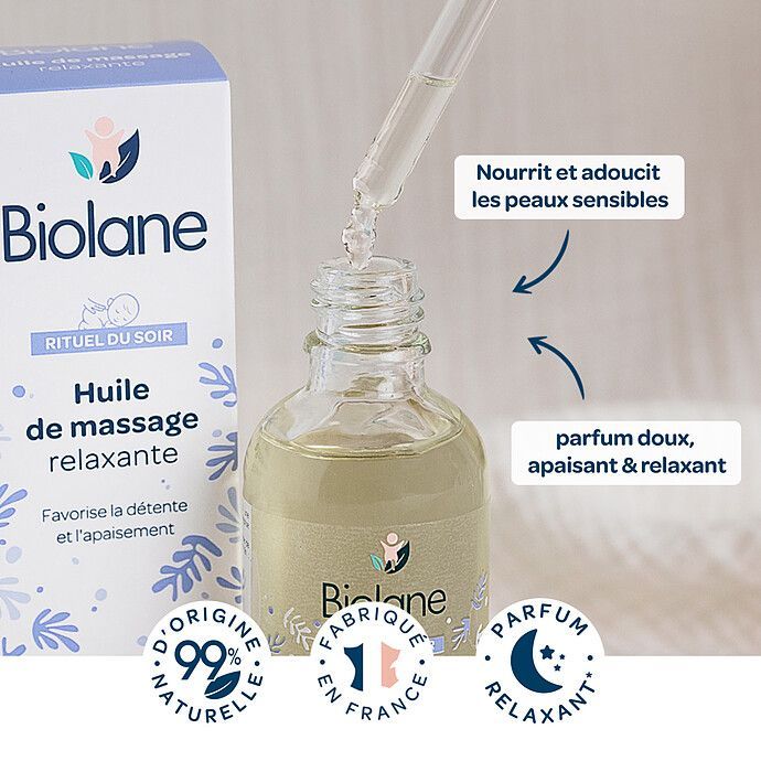 Huile de Massage Relaxante - 50 ml (Biolane) - Image 4