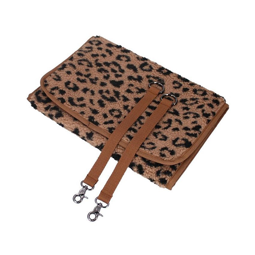 Sac à langer Sherpa Léopard Caramel - Marron (Kidzroom) - Image 7