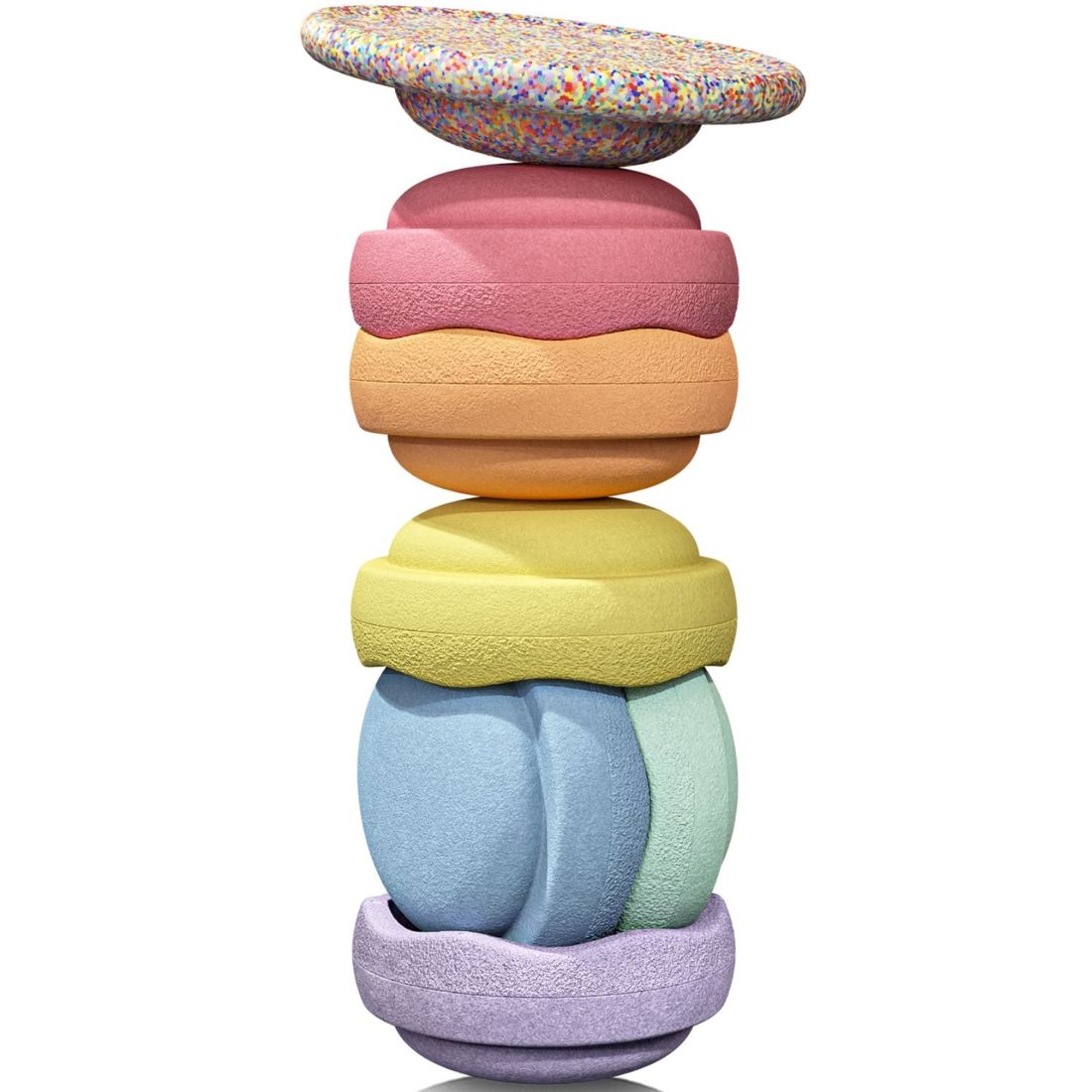Jeu de motricité Rainbow Set pastel (7 blocs) (Stapelstein) - Image 6