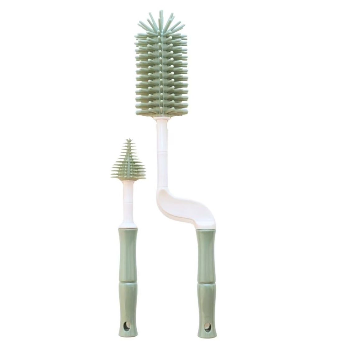 Goupillon Biberon Avec Rince-tétine Bébé Vert - Jade (Bo Jungle) - Image 1