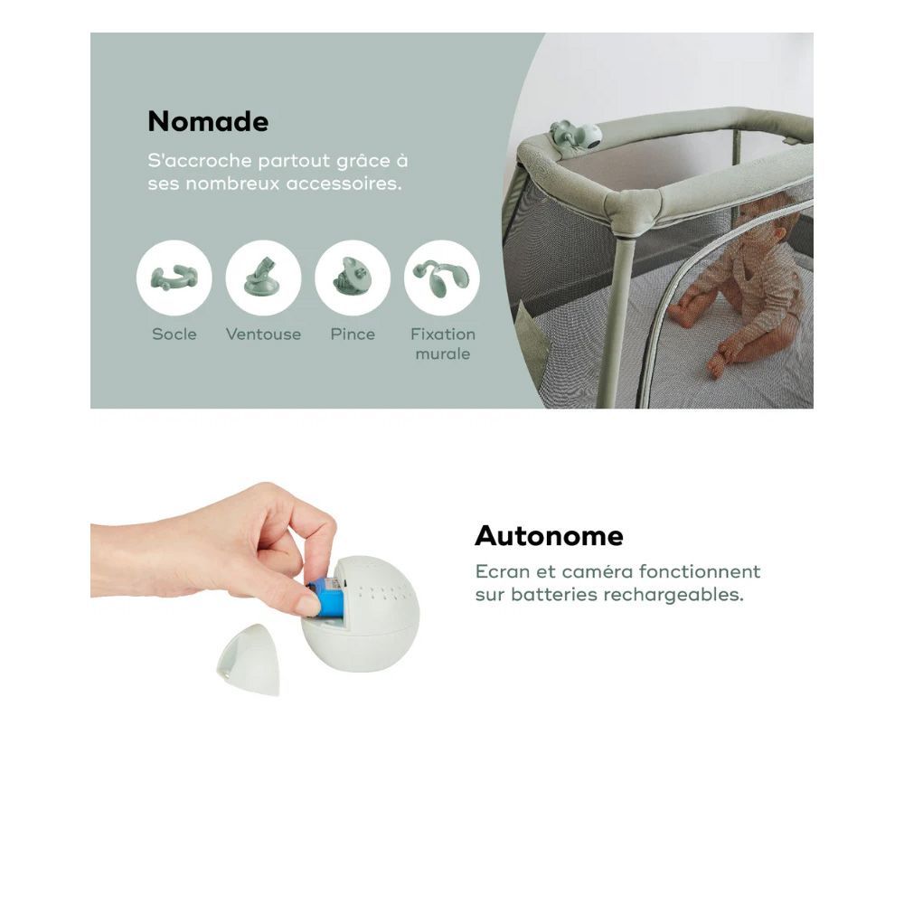 Babyphone vidéo YOO Go+ HD (Babymoov) - Image 2