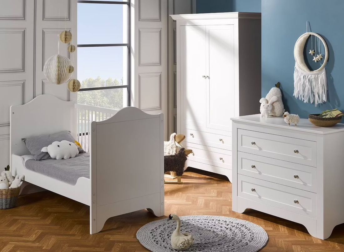Chambre Bébé Complète Occitane Blanc (Chambrekids) - Image 1