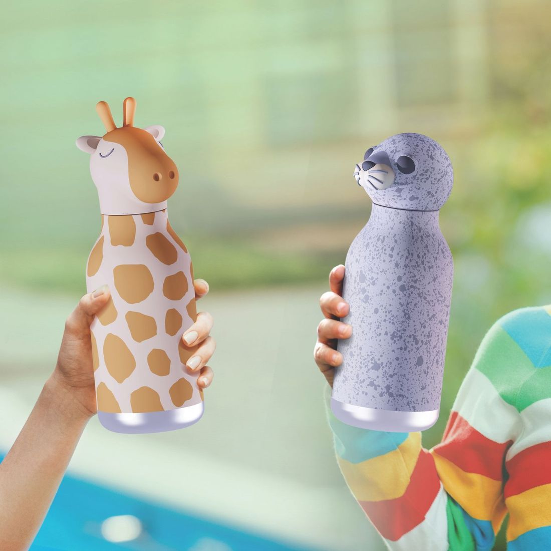 Gourde isotherme Bestie Girafe (460 ml) (Asobu) - Image 4