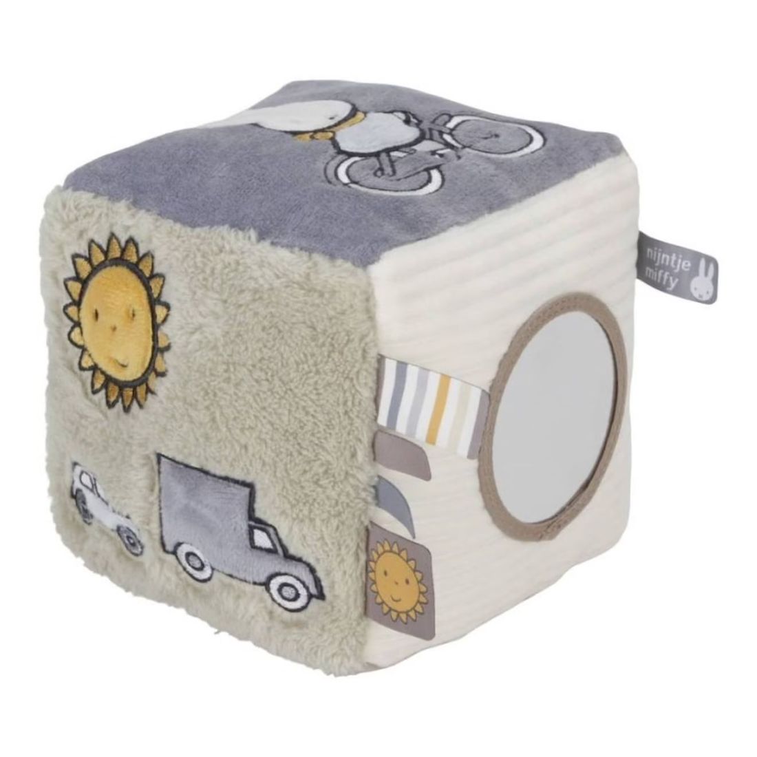 Cube D'activités 15cm - Miffy Fluffy Bleu Et Vert (Miffy) - Image 1
