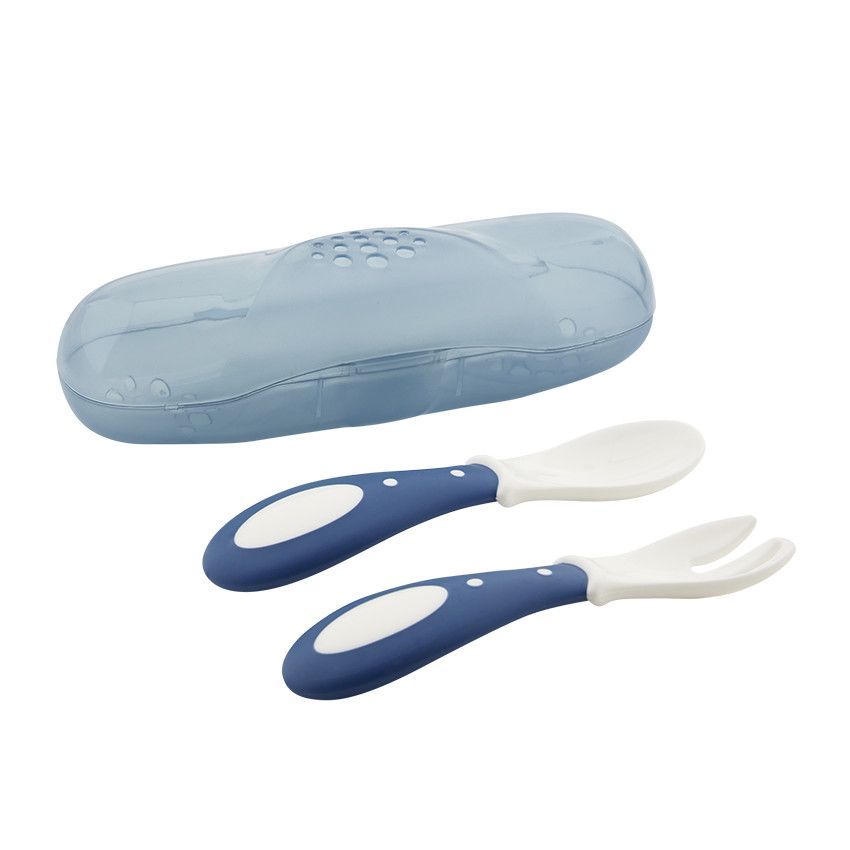 Lot de 2 couverts Miamix bleu - Bleu (Prémaman) - Image 2
