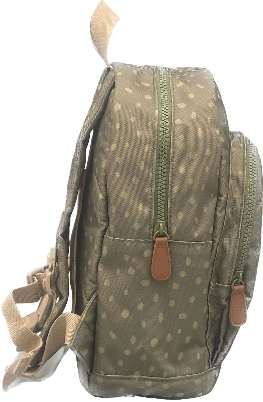 Sac à dos ourson aquarelle vert kaki – Sac enfant maternelle - Waldy & Co (Les Aquarelles de Marlène) - Image 2