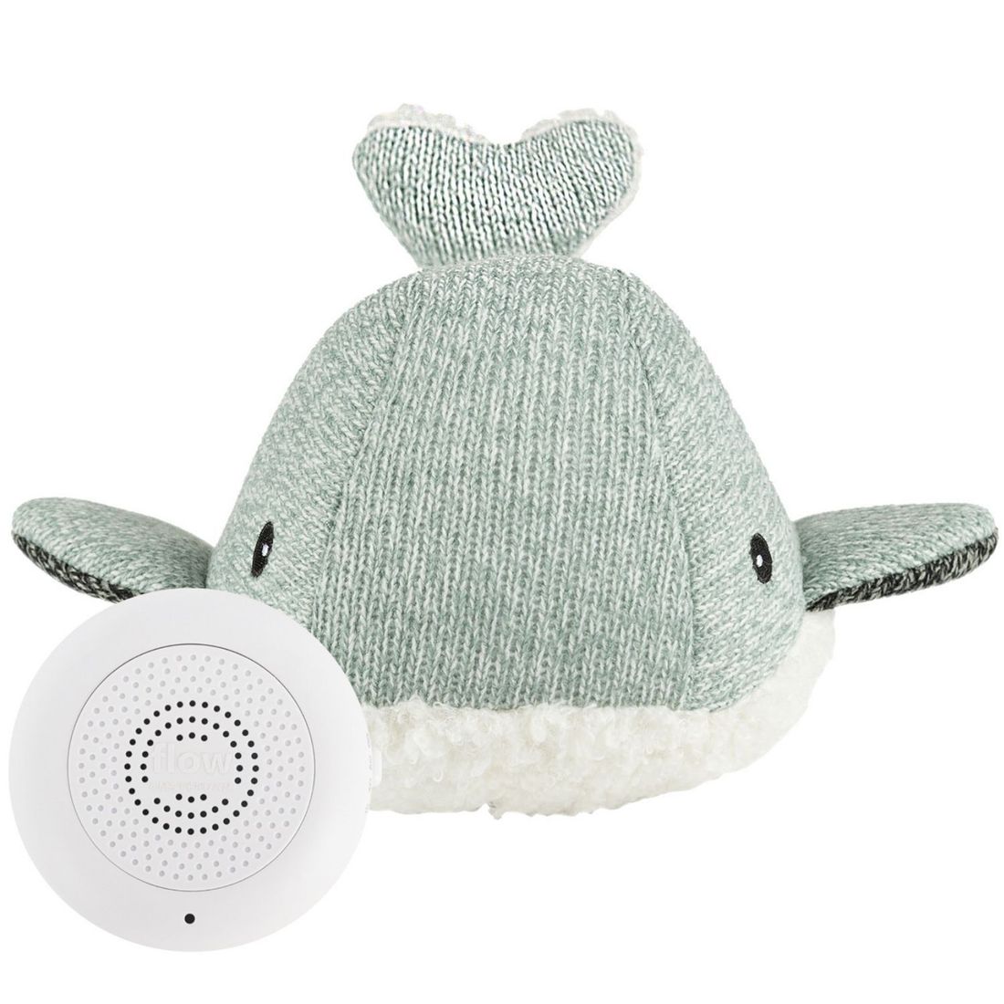 Peluche bruit blanc rechargeable baleine Moby vert (FLOW) - Image 6
