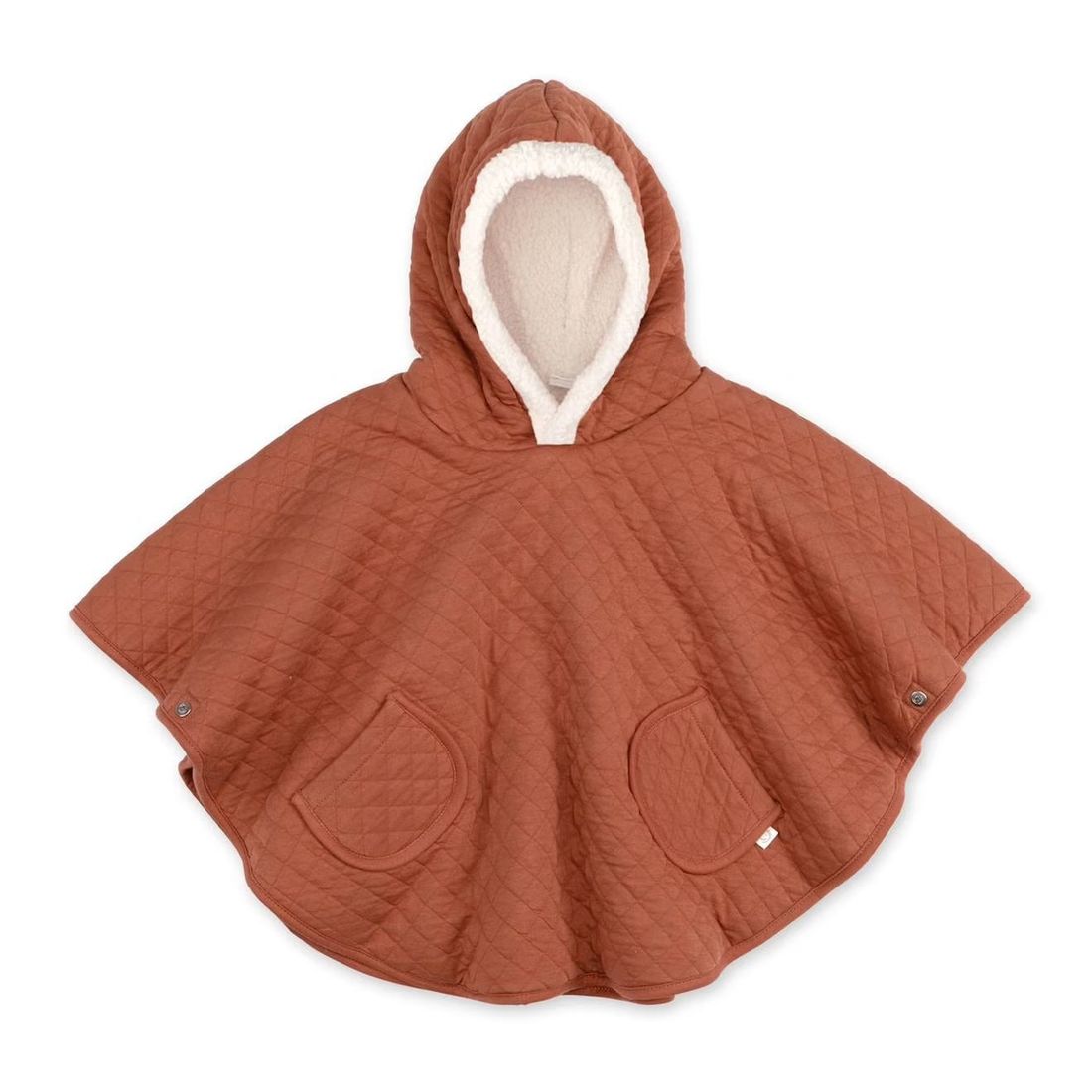 Poncho De Voyage Bébé Pour Siège Auto - Dehors Bien Au Chaud Brick (Bemini) - Couverture