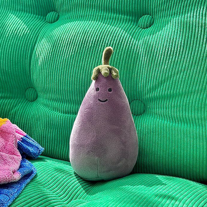 Vivacious Vegetable Aubergine - Small (Jellycat) - Image 2