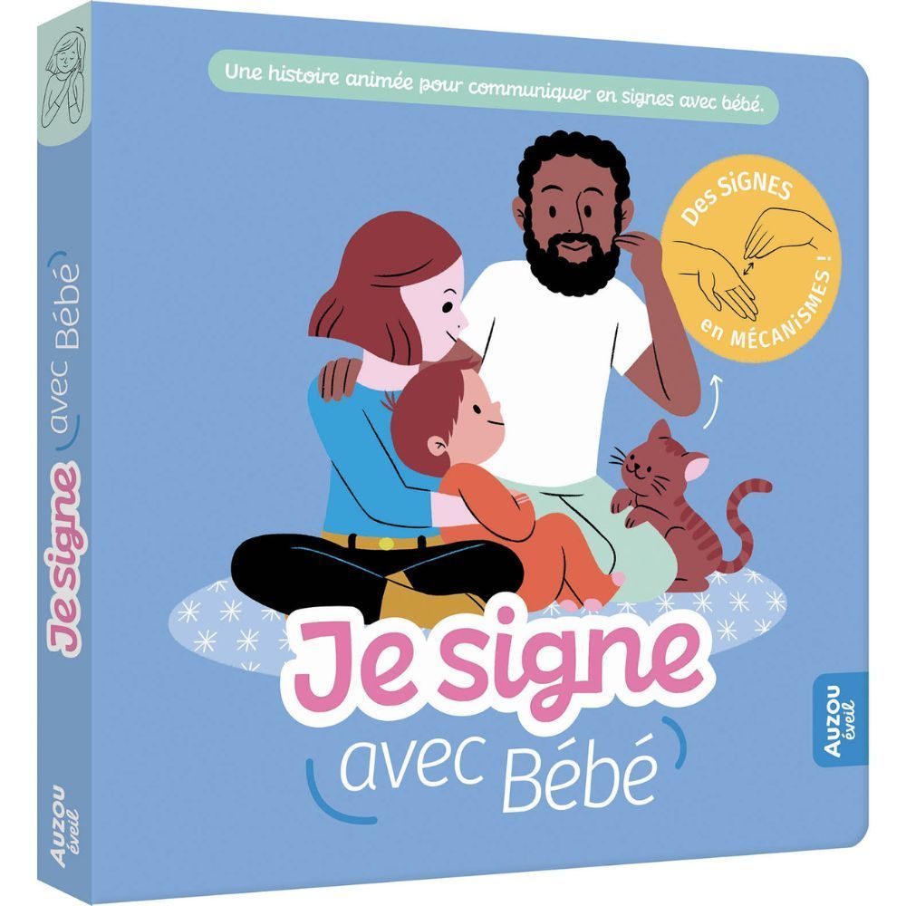 Livre Je signe avec bébé (Auzou Editions) - Couverture