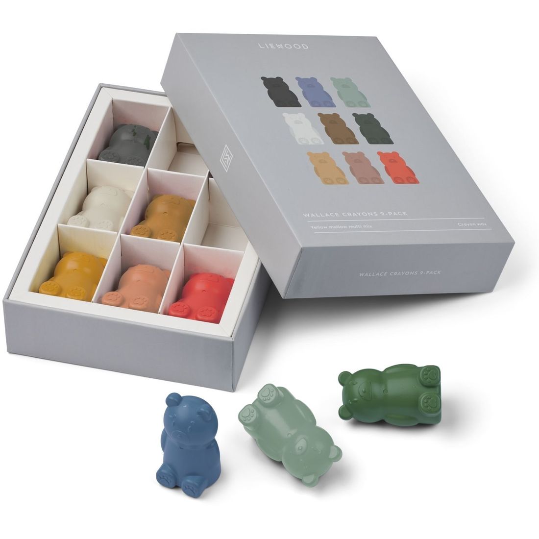 Lot de 9 crayons de couleurs Wallace (Liewood) - Couverture