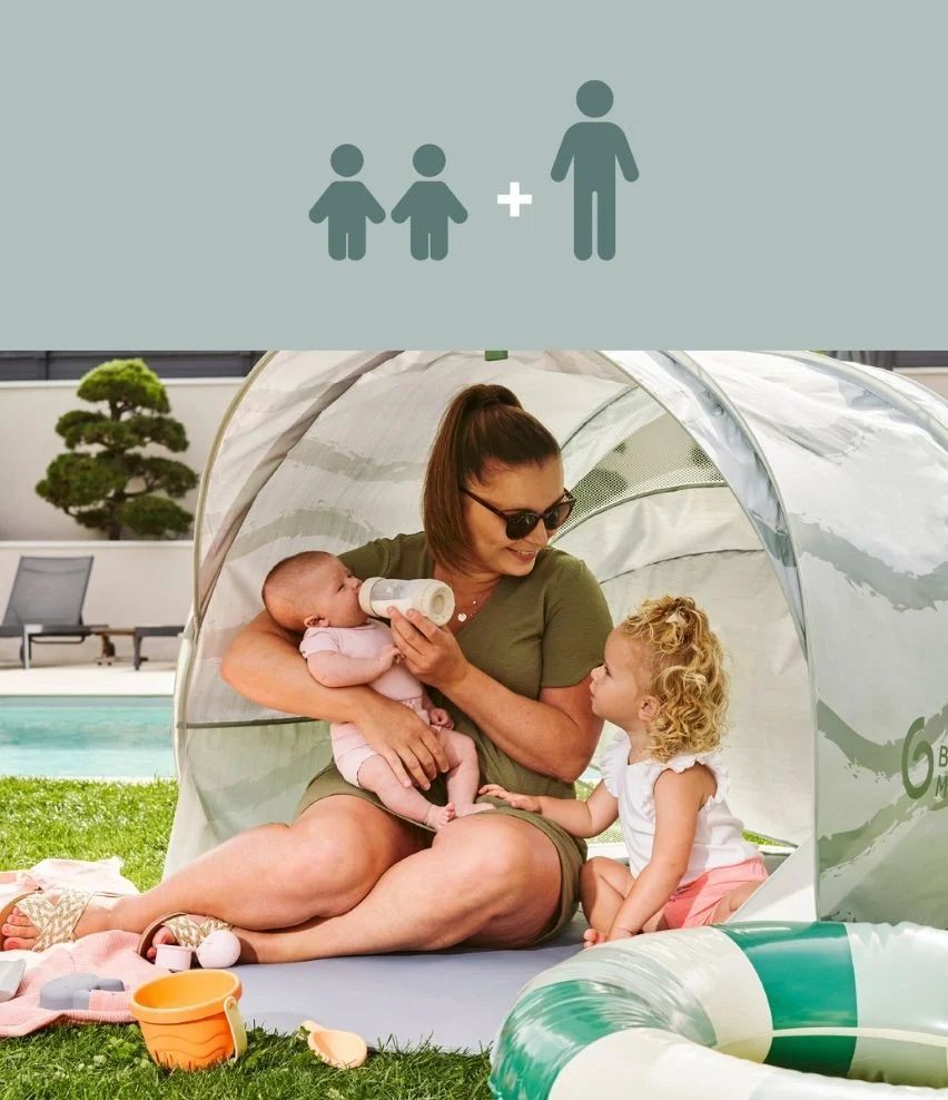 Tente Anti-UV rafraichissante Moov & Protect Green Lagoon (Babymoov) - Image 5