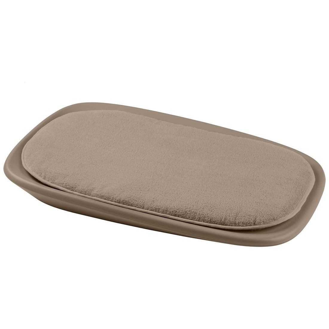 Coussin en éponge pour matelas à langer Taupe (Nattou) - Image 1