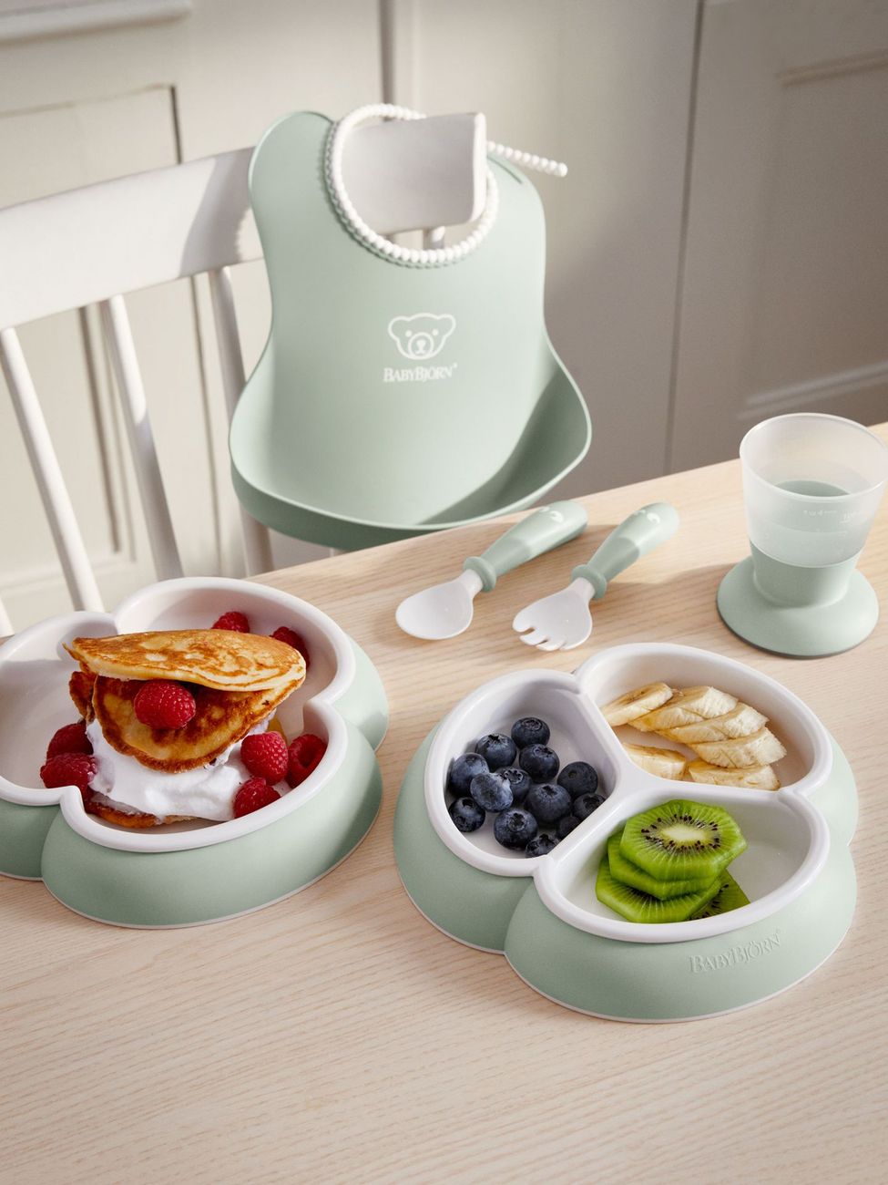 Ensemble repas, 8 pièces - Vert pastel (BabyBjörn) - Image 7