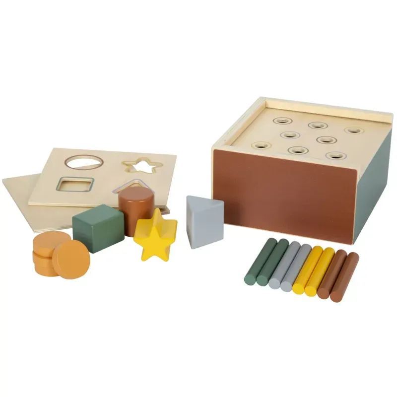 Jeu d'encastrement montessori (Small foot company) - Couverture
