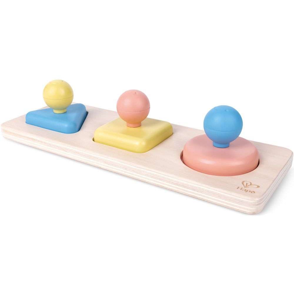 Puzzle trieur de formes Montessori en riz (Hape) - Couverture